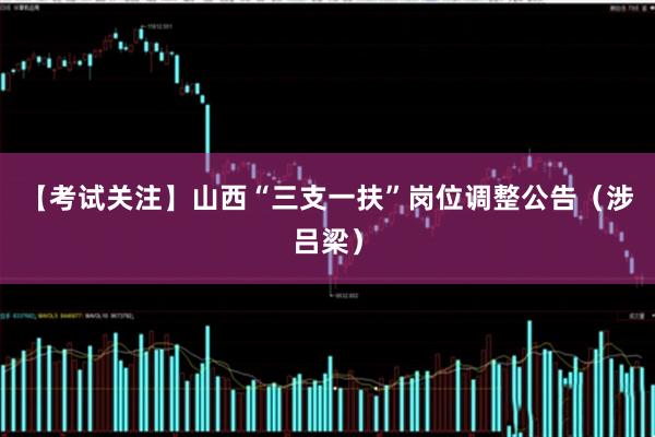 【考试关注】山西“三支一扶”岗位调整公告(涉吕梁)